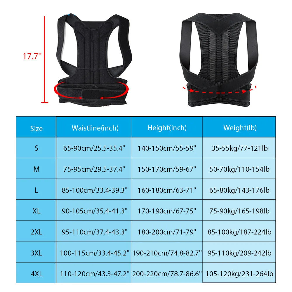 Comfortable Posture Perfector Belt